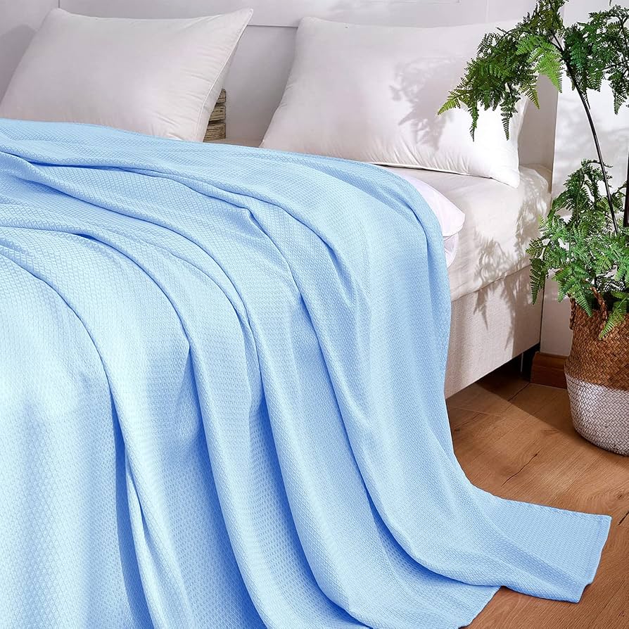 ダルトンTowel blanket Deep Blue Fiber Polyester Towel Quilt Blanket 150cmx200cm